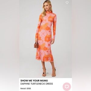 Show Me Your MuMu Daphne Turtleneck Dress